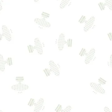 Radar equipment glyph seamless pattern Stock Illustration