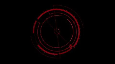 Radar GPS screen display,computer game navigation interface. Stock Illustration