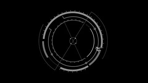 Radar GPS screen display,computer game navigation interface. 스톡 일러스트