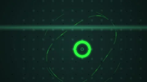 Radar Green Screen Scanning Digital Interface Technology Background for Fut.. Stock Footage 343757198
