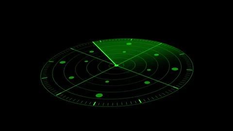 Radar HUD animation, Radar Screen Digital Concept Stock Footage 257884904