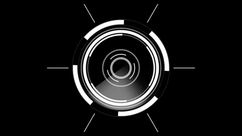 Radar HUD animation, Radar Screen Digital Concept Stock Footage 257884979