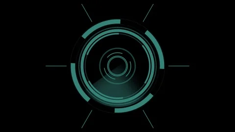 Radar HUD animation, Radar Screen Digital Concept Stock Footage 257884982