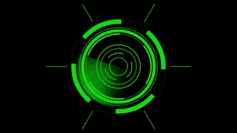 Radar HUD animation, Radar Screen Digital Concept Stock Footage 257884985