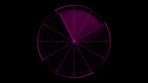 Radar HUD animation, Radar Screen Digital Concept Stock Footage 257885090