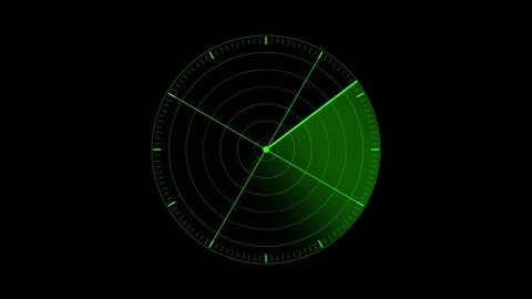 Radar HUD animation, Radar Screen Digital Concept Stock Footage 257885115