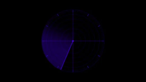 Radar HUD animation, Radar Screen Digital Concept Video stock 257885117