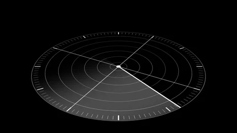 Radar HUD animation, Radar Screen Digital Concept Stock Footage 257885134