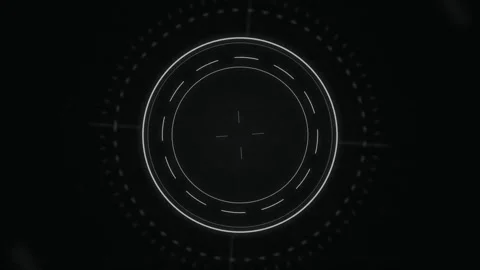 Radar hud crosshairs seamless loop motion background Stock Footage 346000030
