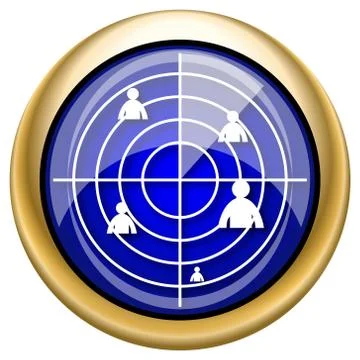 Radar icon Stock Illustration