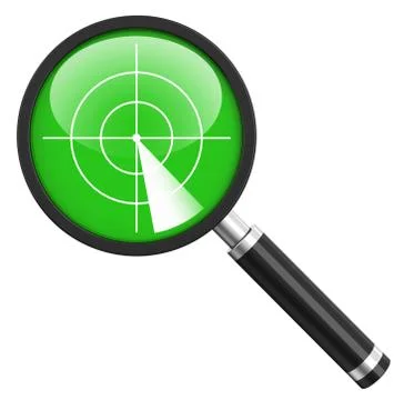 The radar Stock Illustration