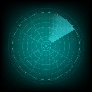 Radar interface future イラスト素材