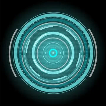 Radar interface future イラスト素材