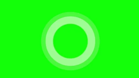 Radar light wave diffusion animation, isolated on green background. Stock Footage 242765103