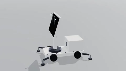 Radar military 3d loop white background 3D animation seamless loop Stock-Footage 341849766