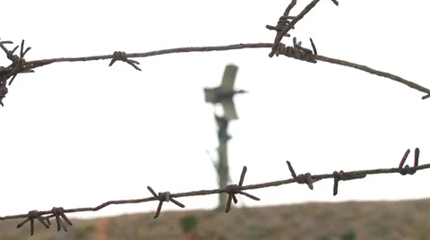 Radar for missile base Stock Footage 30411047