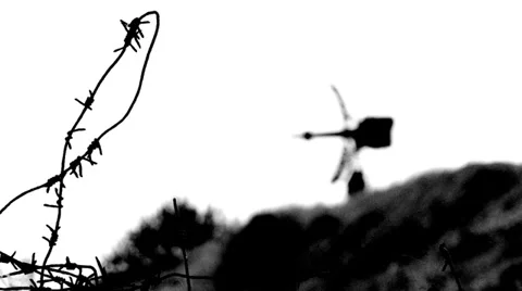 Radar for missile base Stock Footage 30413312