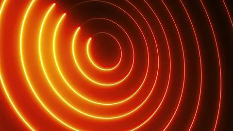 Radar Neon Circle Background イラスト素材