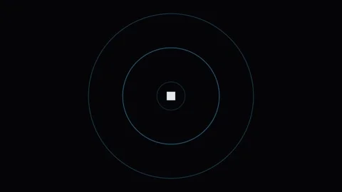 Radar Pulse Loading Screen Perfect Loop Stock Footage 340925854