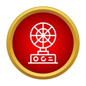 Radar receiving communications signal technology device icon Stock Illustration