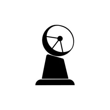 Radar satellite icon element of space icon for mobile concept and web apps. T Stock Illustration