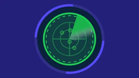 Radar Scan Animation Stock Footage 335639565