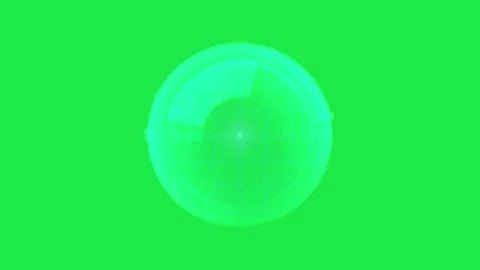 Radar Scan HUD Technology Animation Effect Green Screen Stock-Footage 302942015