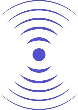 Radar Scan Sonar Pulse Circular Waves Pain icon set Stock Illustration