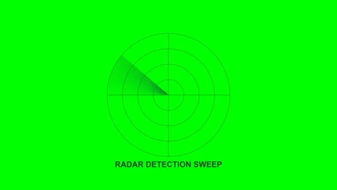 Radar Scanner Sweep Animated Motion Graphic Concept Stock Footage 341323322