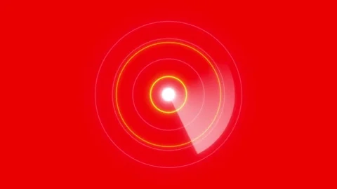 Radar screen animation Stock Footage 314555300