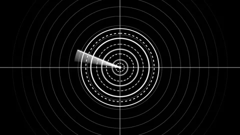 Radar screen digital interface. Futuristic radar screen interface. Stock Footage 332998865