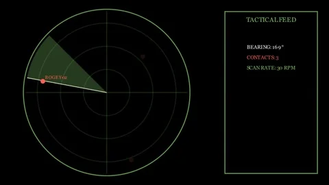 Radar Screen Stock Footage 333892797