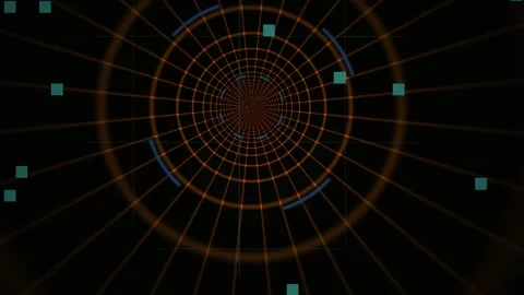 Radar screen interface technology display. Stock Footage 334672108