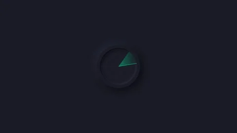 Radar screen scanning with a green sweep beam detecting target Stock-Footage 345693267