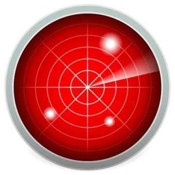 Radar screen vector Stock-Illustration