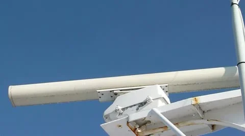 Radar on Ship Closeup Stock Footage 12161715