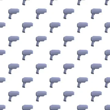 Radar speed guns creating seamless speed detection pattern Stock Illustration