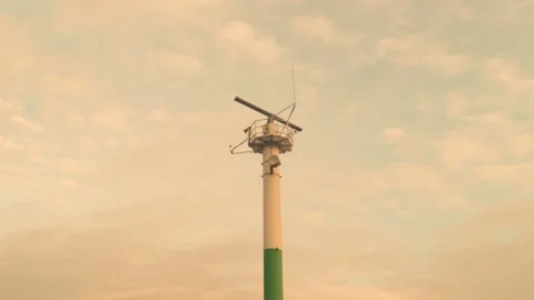 Radar station Stock Footage 145937993