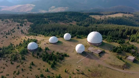 Radar station "Pamir" Stock Footage 200841321