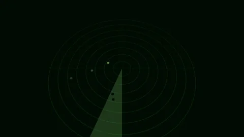 Radar Sweep Display 4K Stock Footage 338383494
