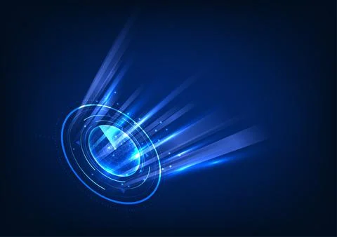 Radar technology background It is a technology used to detect foreign matte.. Stockillustratie