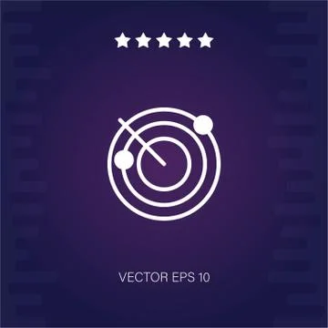 Radar vector icon Stock Illustration