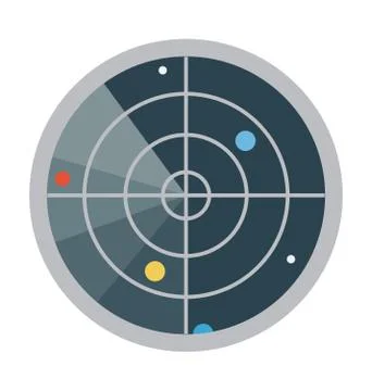 Radar Vector Illustration Stock Illustration