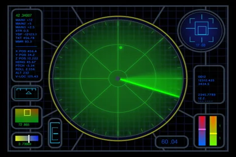 Radar_MiddleBlip(720x480) Stock Footage 933065