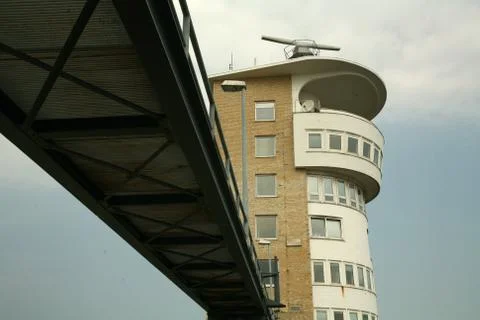 Radarturm Foto stock