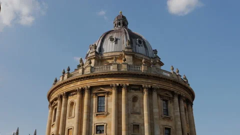 Radcliffe Camera during summer evening light, Oxford Stock Footage 161999750