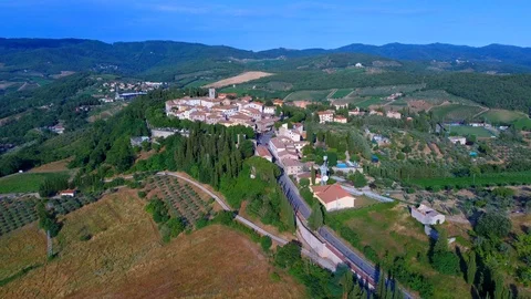 Radda in Chianti Stock Footage 112392924