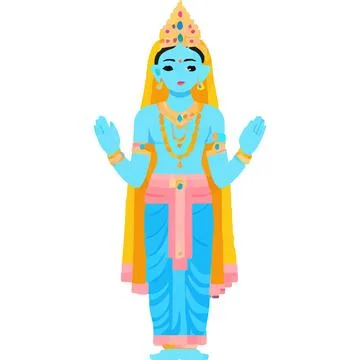 Radhekrishna Hindu Scripture Love Devotion Union Stock Illustration