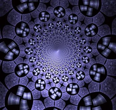 Radial Abstract shape. Geometrical pattern background. Floor tile, wallpaper, イラスト素材