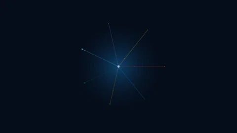 Radial Access Network Loop 4K 動画素材 335457042